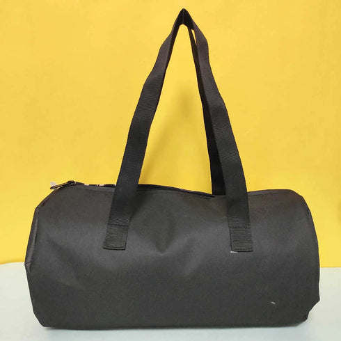 Personalized Black Printed Swimming Duffle Bag for Kids