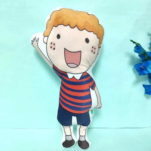 Crazy Corner Velvet Plush Pillow for Kids