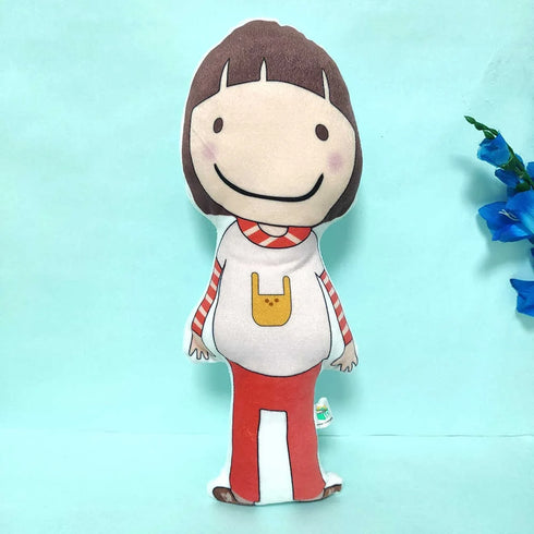 Crazy Corner Velvet Plush Pillow for Kids