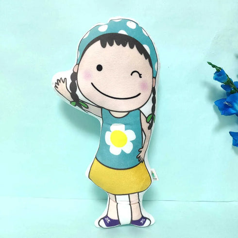 Crazy Corner Velvet Plush Pillow for Kids