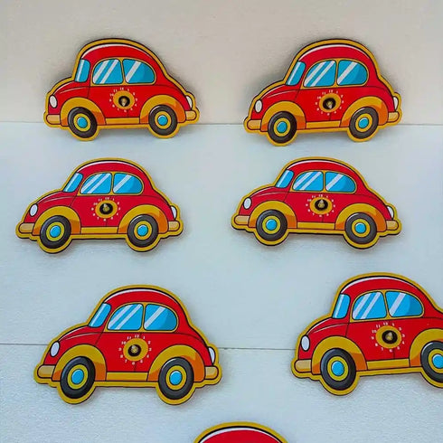 Personalized Cartoon Wall Clock for Kids