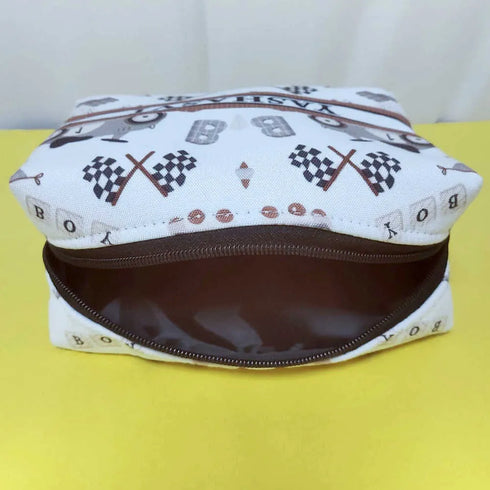 Personalized Car Printed Box Pouch for Kids