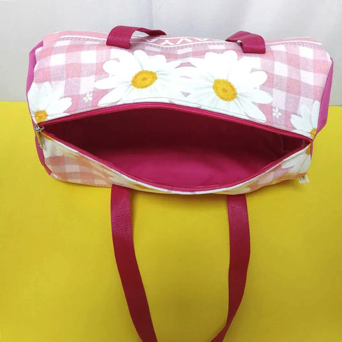 Personalized Floral Printed Kids Swimming Duffle Bag