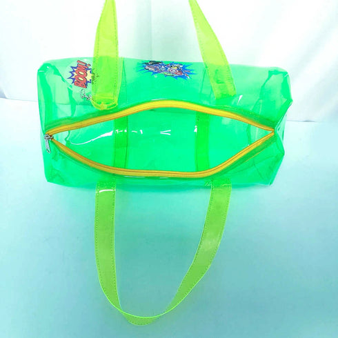 Personalized Kids Jelly Duffle Bag with Keychain