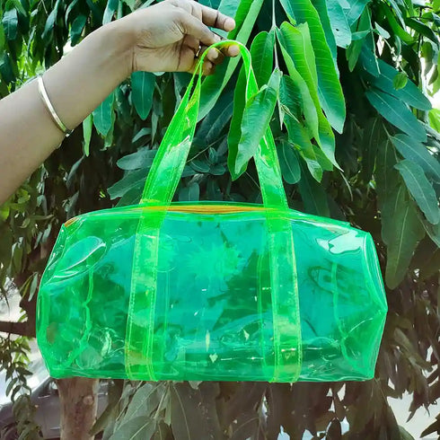 Personalized Kids Jelly Duffle Bag with Keychain