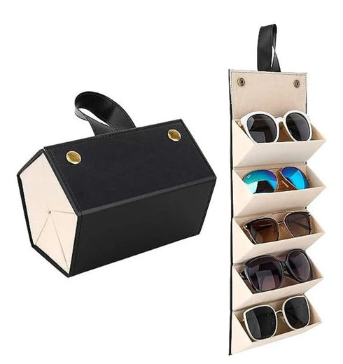 Personalized 5 Slot Eye Glass Storage Travel Case