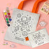 Personalized Kids DIY Tote Bag with Pouch Coloring Combo