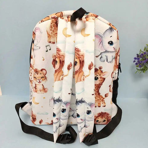 Personalized Animal Printed Backpack for Kids