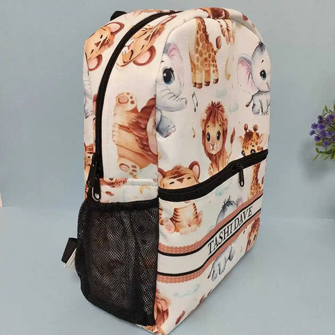 Personalized Animal Printed Backpack for Kids
