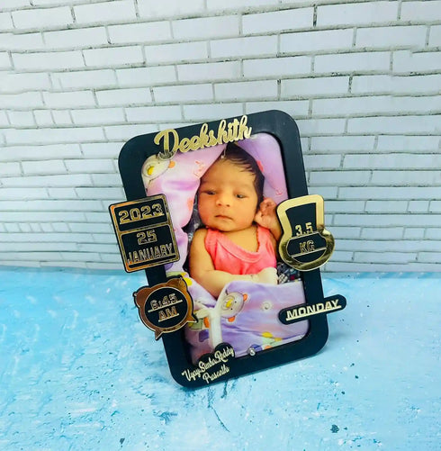 Customized Baby Wooden Frame