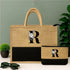 Personalised Jute Bag with Zip