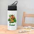 Personalised 600ml Grey Lid Sipper Bottle
