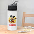 Personalised 600ml Grey Lid Sipper Bottle