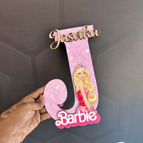 Personalised Kids Initial Name Plate