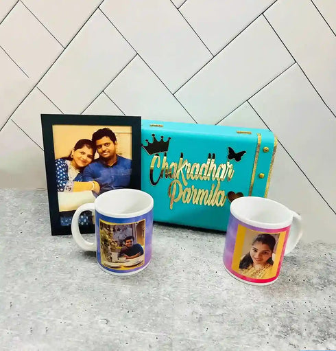 Personalized Couple Trunk Box Combo