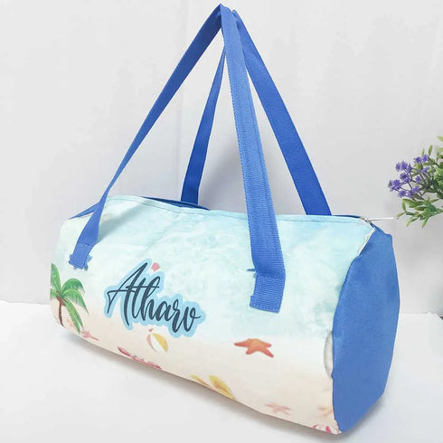 Personalized Printed Swimming Duffle Bag for Kids