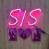 Custom Rakhi Neon Lights Frames