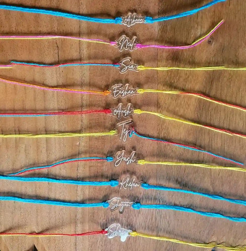 Personalised Acrylic Name Rakhi