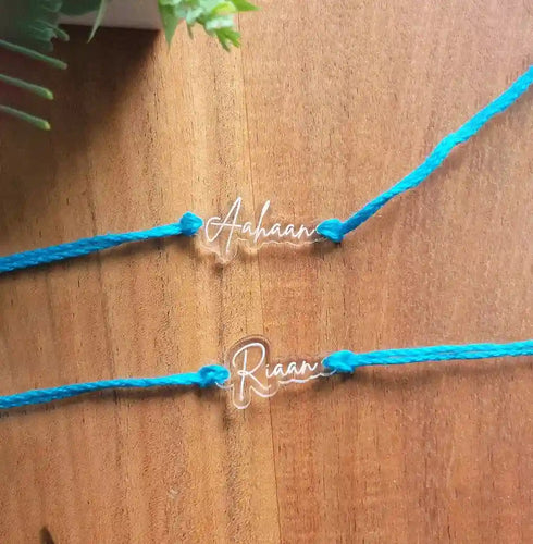 Personalised Acrylic Name Rakhi