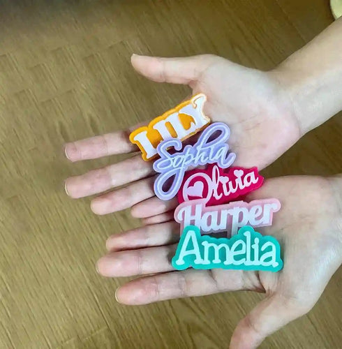 Personalized Set of 2 Hair Clip for Kids