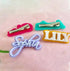 Personalized Set of 2 Hair Clip for Kids