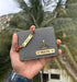 Personalised Men Wallet With Rudraksh Rakhi Combo