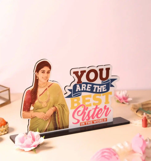 Personalised Rakhi Photo Table Top