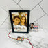 Personalized Rakhi Combo Frame with MDF Cutout and Rakhi