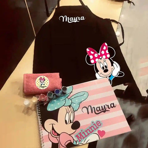 Personalised Waterproof Drawing Apron Combo for Kids