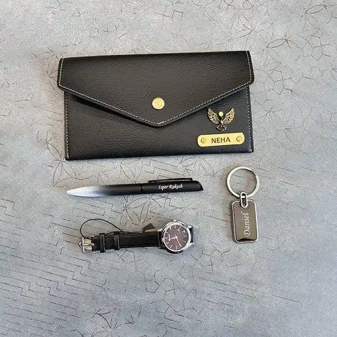 Personalized Women's Wallet Gift Set
