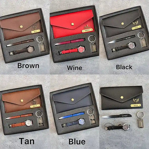 Personalized Women's Wallet Gift Set