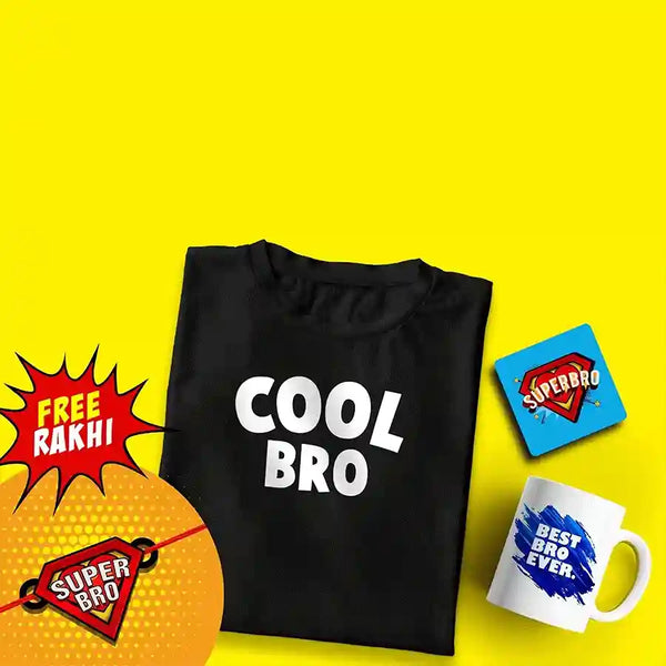 T-Shirt Rakhi Combo For Brother