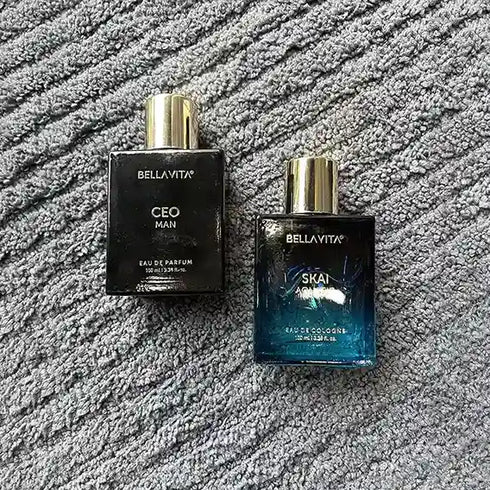 Customised Photo Perfume & Rudraksh Rakhi Combo