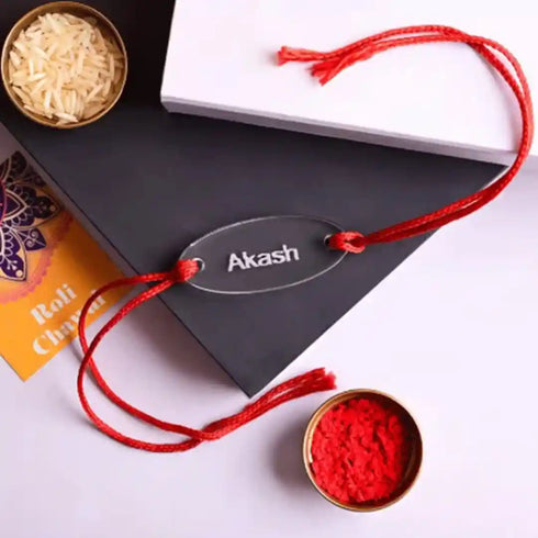 Personalized Acrylic Name Rakhi