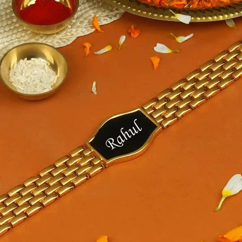 Personalized Cuban Bracelet Rakhi