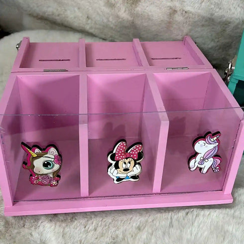 Personalized Piggy Bank with Acrylic Sheet In Front