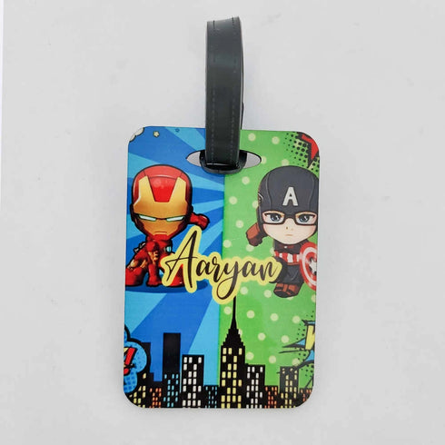 Personalised Cartoon Printed Kids Duffle Bag Combo Gift Set