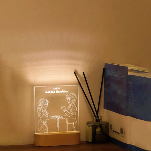 Personalized 3D Night Lamp Gift for Brothers and Sisters