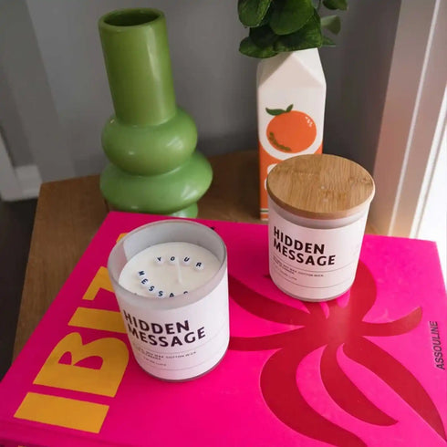Hidden Message Candle