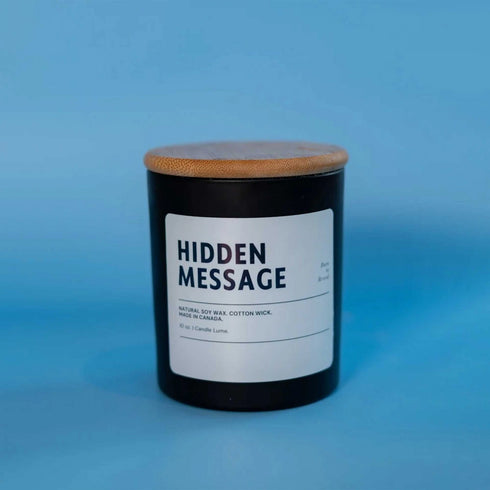 Hidden Message Candle