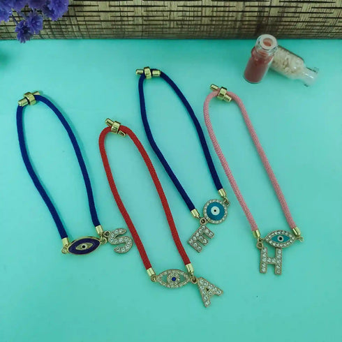 Personalised Initial Evil Eye Rakhi