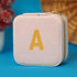 Personalized Initial Organizer Velvet Jewellery Box