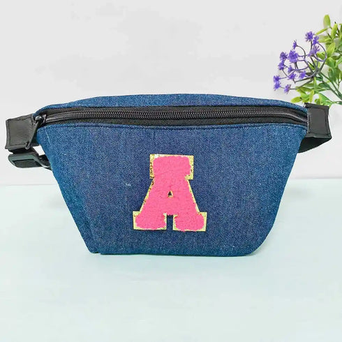 Personalized Denim Chest Bag for Kids
