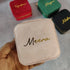 Personalized Initial Organizer Velvet Jewellery Box