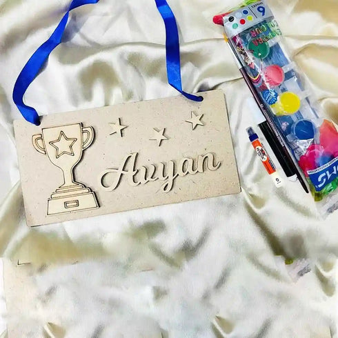 Personalised DIY KIT Door Name Plate Set