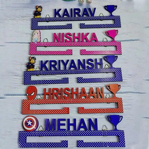 Personalized Winner Medal Organizer