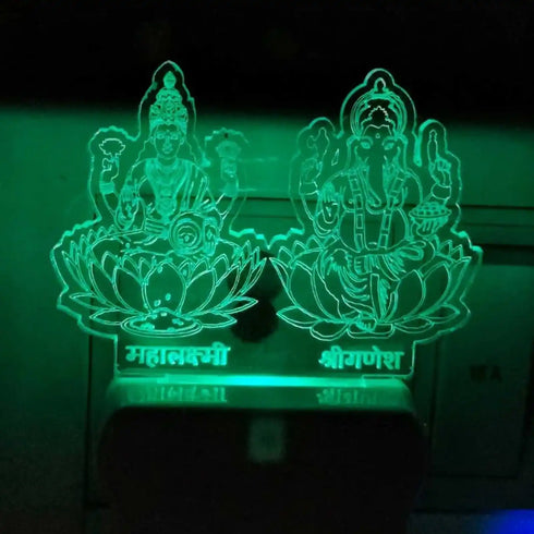 Laxmi ji And Ganesh Ji Night Lamp