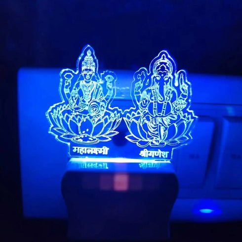 Laxmi ji And Ganesh Ji Night Lamp