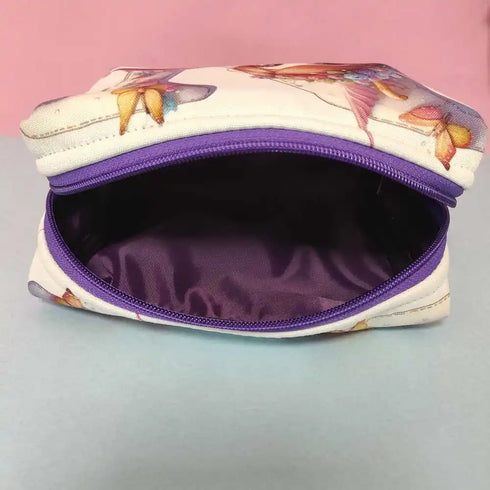 Personalized Floral Printed Box Pouch for Kids