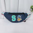 Personalised Printed Lunch Bag with Denim Waist Pouch Combo for Kids